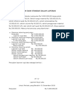 Perlakuan Selisih Dari Standar Dalam Laporan Keuangan