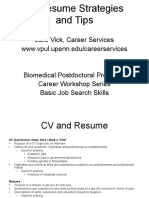 Biomed Postdocs Cv Resumes