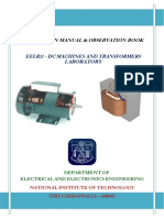 DC Machines Laborotary Manual 2016