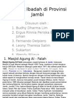 Tempat Ibadah Di Provinsi Jambi