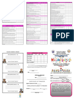 Dcces New Kindergarten Report Card Sinugbuanong Binisaya