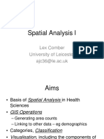 Spatial Analysis I