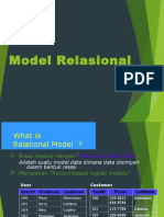 Model Data Relasional-Pertemuan 3