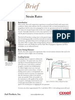 High Strain Rates