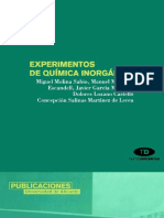 Experimentos de Química Inorgánica