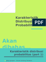 3.karakteristik Distribusi Probabilitas