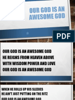 Our God is an awesome God.pps