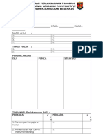 Contoh Format Laporan Perlaksanaan PLC