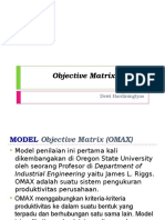 P7 - Anprod - Objective Matrix (OMAX)