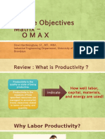 P7 - Anprod - The Objectives Matrix OMAX