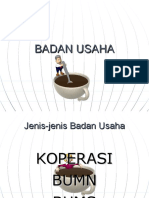 Jenis-jenis Badan Usaha