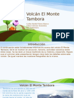 Volcán El Monte Tambora Presentacion