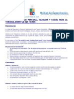 Programa Desarrollo Personal Familiar y Social Doc 133kb