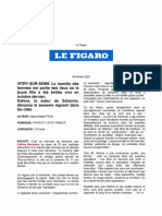 M.-E. Pech, La Marche Des Femmes Est Partie Des Lieux Où La Jeune Fille A Été Brûlée Vive en Octobre Dernier (2003)