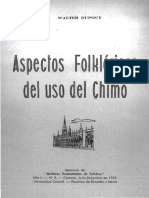 Dupoy - Aspectos Folkloricos Del Uso Del Chimó