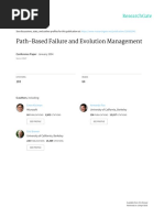 Path-Based Failure and Evolution Management: January 2004