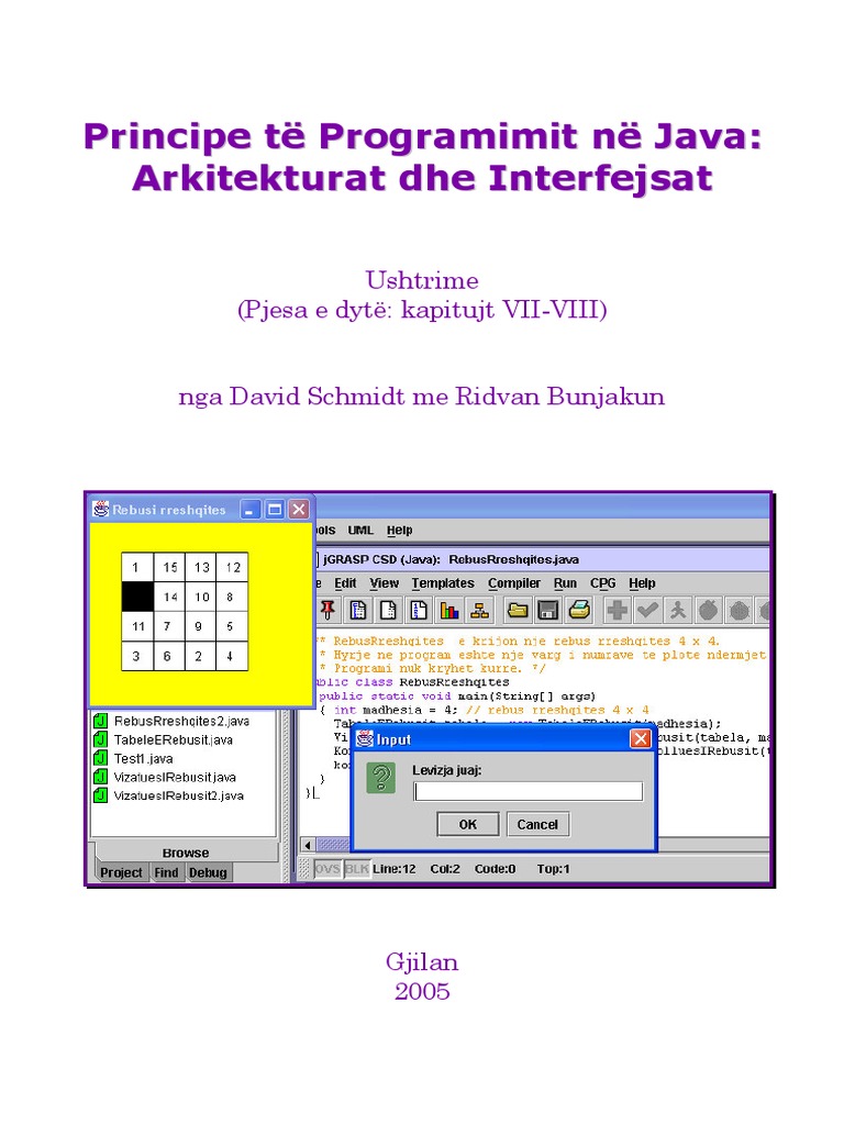 Ushtrime Ne Java 2 | PDF