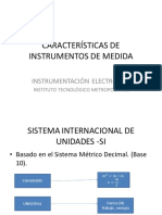 Características de Instrumentos de Medida