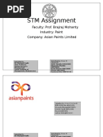 STM Asian Paints Group 6 SectionB