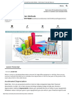 Accelerated Depreciation Methods - Video & Lesson Transcript - Study