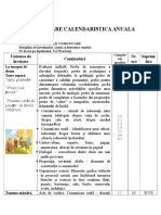 Planificare calendaristică orientativă