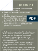 Tips Dan Trik E-Sismal