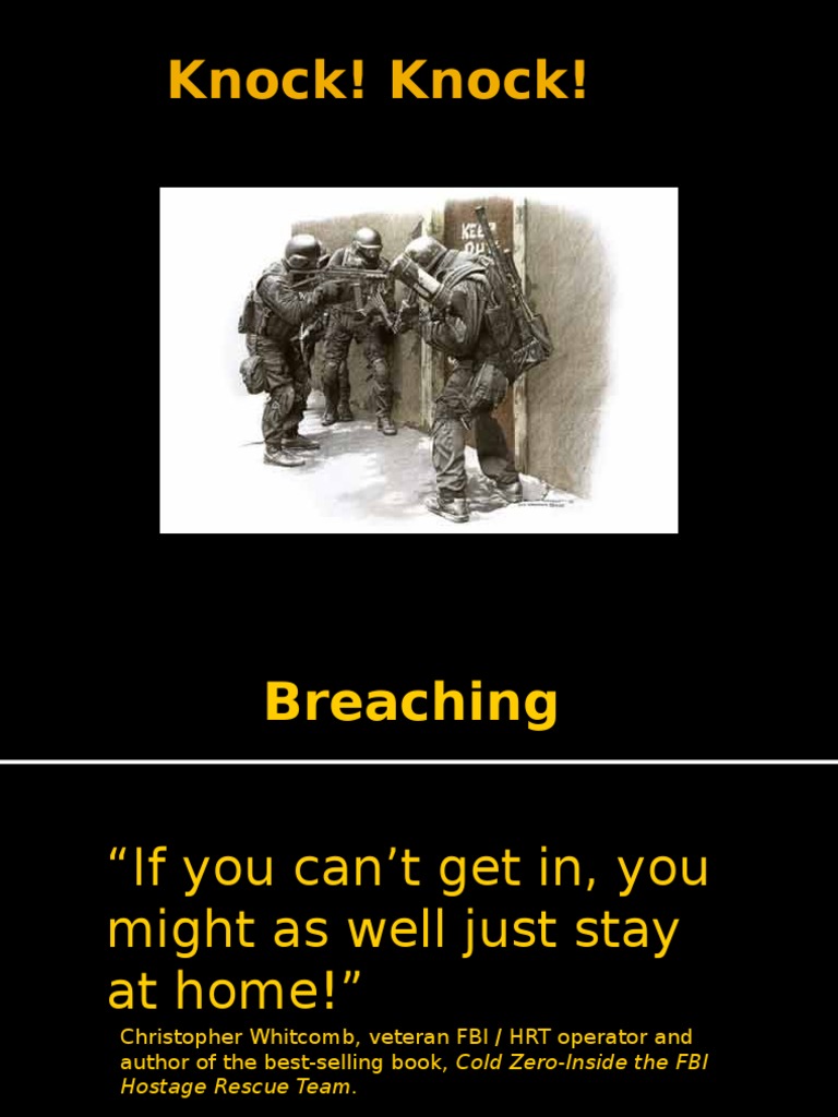 Special Forces Breaching Techniques | PDF | Door | Armed Conflict