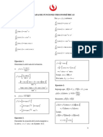 Derivadas de Funciones Trigonométricas