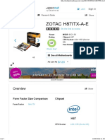 ZOTAC H87ITX-A-E - Specs, Reviews, Rating PDF