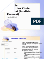 Penelitian Kimia Farmasi