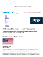 BIM Use Around the World