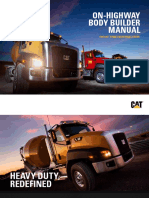 CAT CT660 Vocational Truck Body Builder Manual