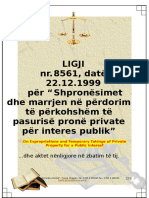 Ligji 8561 - Per Shpronesimet (Alb)