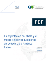 La Explotación Del Shale y El Medio Ambiente Lecciones de Política Para América Latina