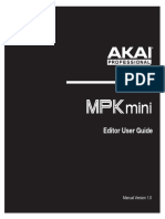 MPK Mini Editor - User Guide - V1.0
