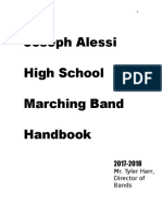 hypothetical marching band handbook