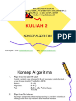 Kuliah 2 - Konsep Algoritma