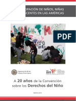 Participacion de Niños y Adolescentes en Las Americas