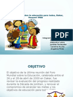 Educaciòn para Todos Dakar