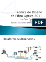 Comunicaciones Opticas Norma Técnica de Diseño de Fibra Optica - Diciembre 2011