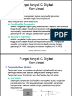 Fungsi Fungsi IC Digital Kombinasional