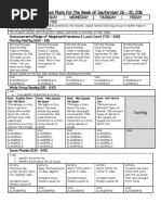 Download Lesson Plans for September 26 - 30 by Maudie Saxon SN326187079 doc pdf