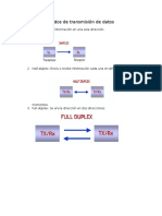 Modos y Medios de Transmisión de Datos