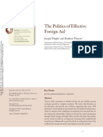 Annual Review of Political Science Volume 13 issue 1 2010 [doi 10.1146%2Fannurev.polisci.032708.143524] Wright, Joseph; Winters, Matthew -- The Politics of Effective Foreign Aid.pdf