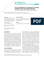 Two Intrauterine Rescue Transfusions in Treatment of Severe PDF