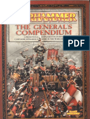 Warhammer Fantasy Battles - EnG - General's Compendium | Violent Conflict |  Military Tactics