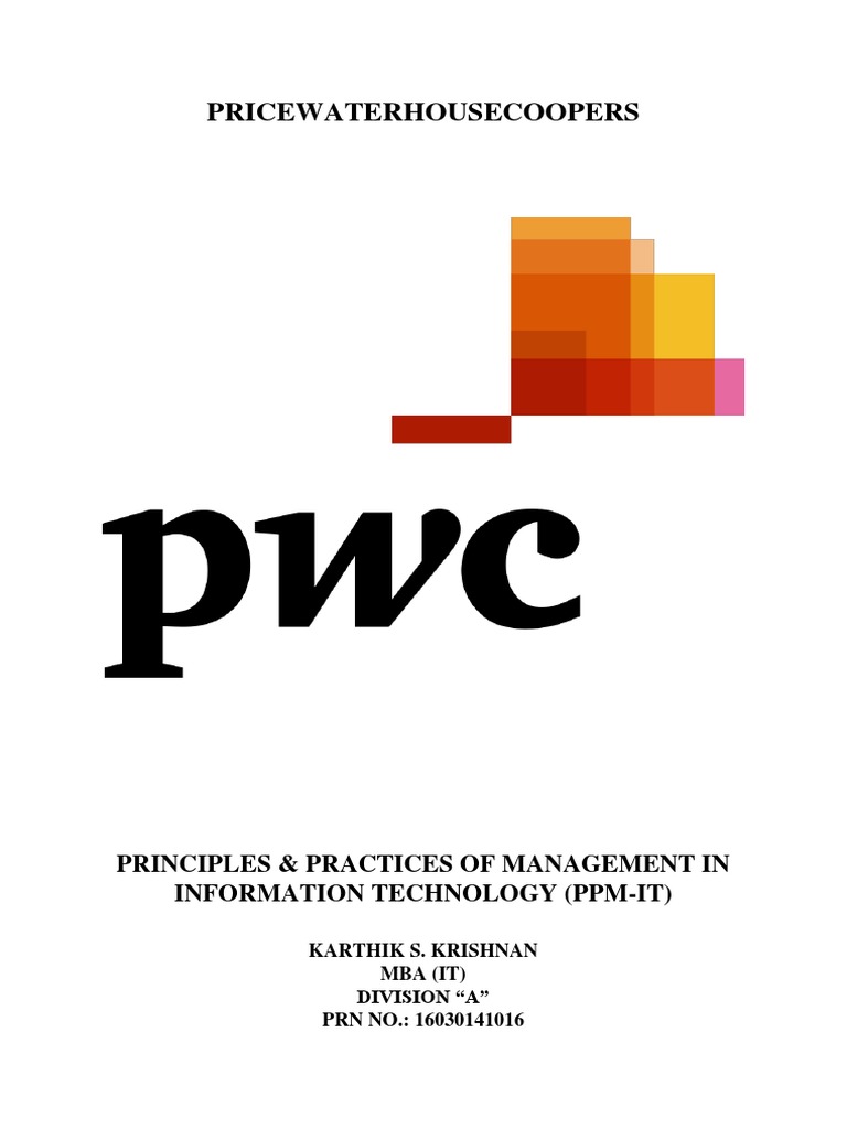 PWC Case Study | PDF | Pricewaterhouse Coopers | Subsidiary
