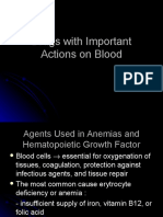 Drugs With Important Actions On Blood Revisi