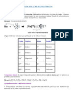 Tipos de Enlaces Interatómicos - 5to Sec