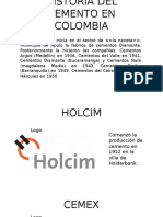 Historia Del Cemento en Colombia
